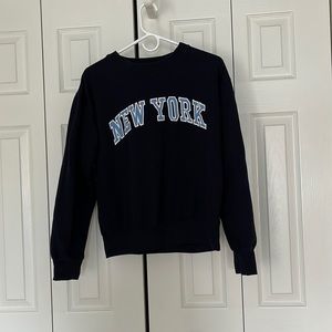 Navy blue New York, New York Popular, crewneck, not worn often, size S